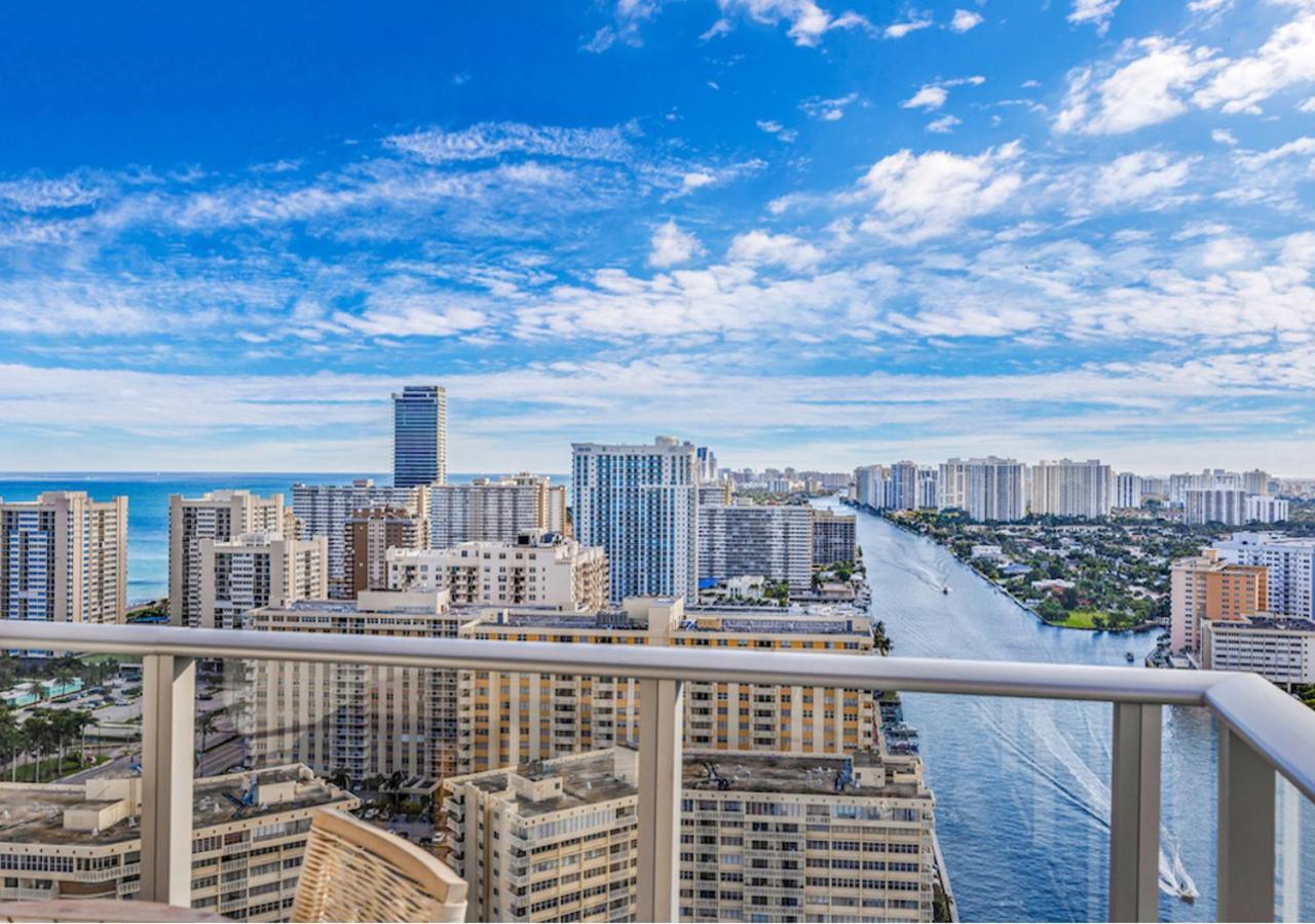 Hyde Beach House Three-Bedroom, Waterfront, Ocean And Intercostal View, Rooftop Pool, 5 Min Walk To Beach 할리우드 외부 사진